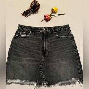 ABERCROMBIE & FITCH ZOE NATURAL RISE VINTAGE A-LINE SKIRT.